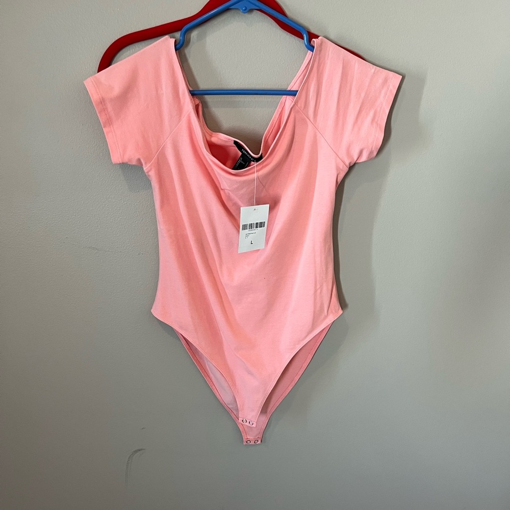 NWT Forever21 peach bodysuit